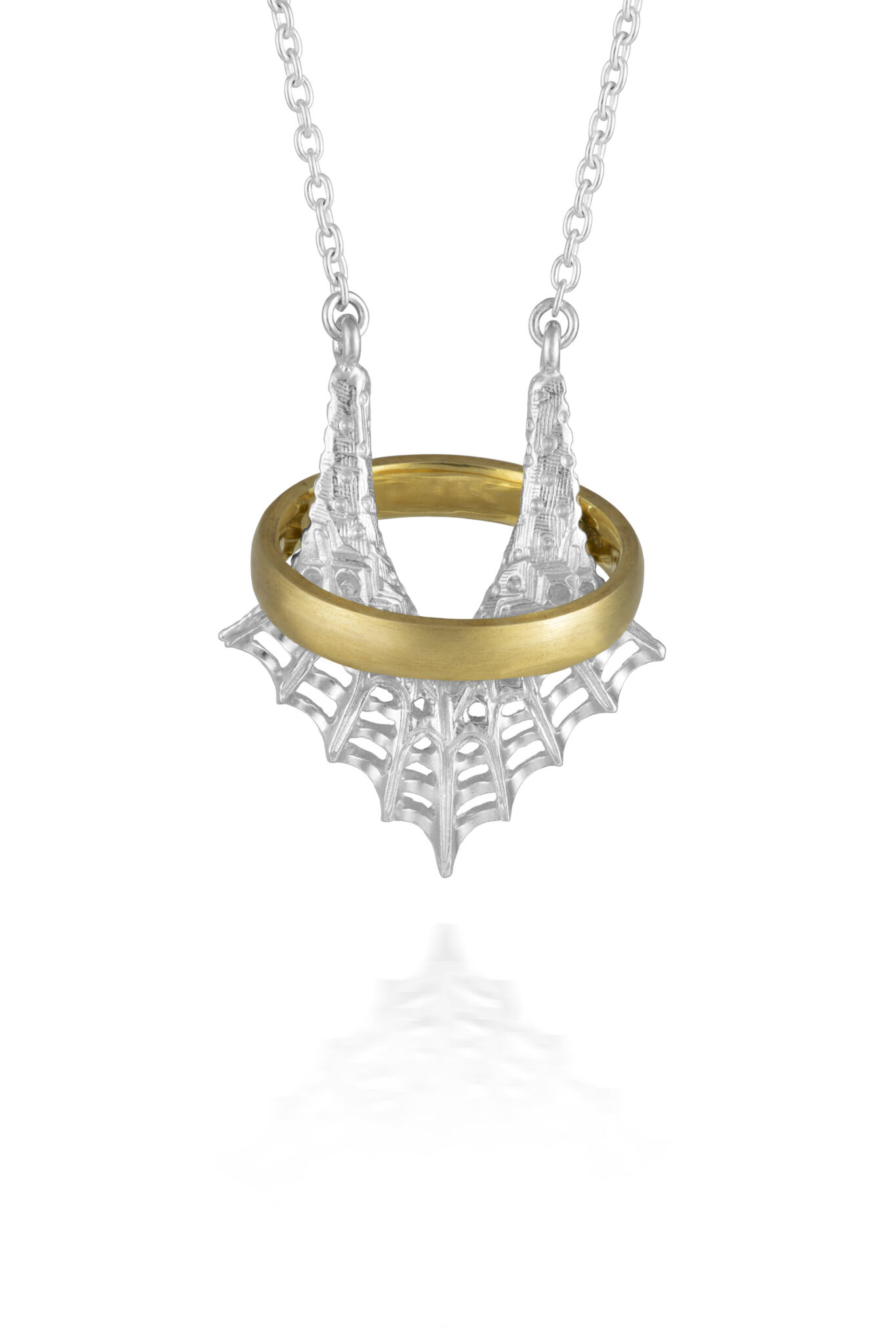 Scallop Ring Keeper Ring Holder Necklace | Selen Jewels | Wolf & Badger