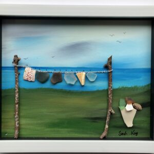 Shetland washing line art
