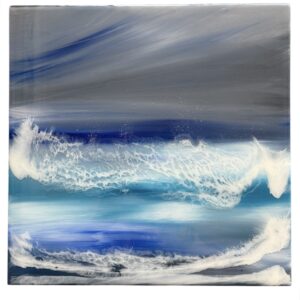 Simmering beauty sea.